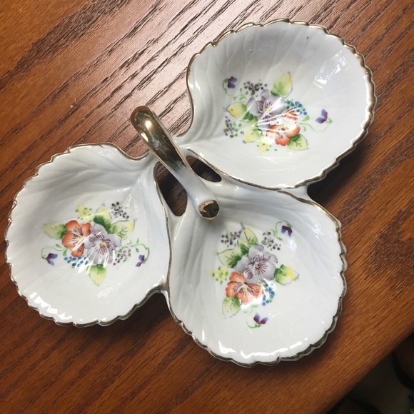 Other - Antique Relish Plate Made in Japan